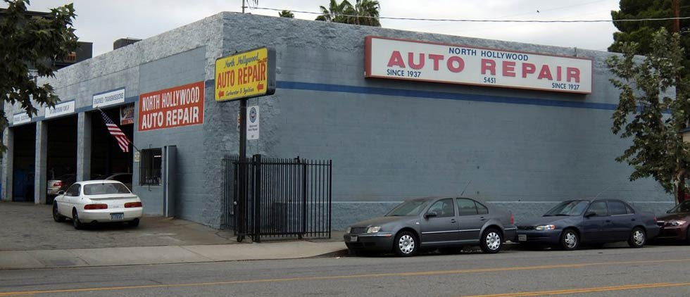 North Hollywood Auto Repair | Front of the shop